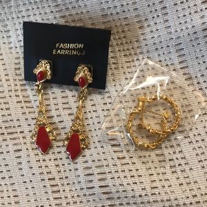 💛❤️Set of 2 earrings
